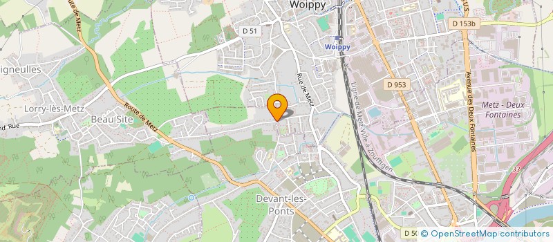 localisation de l'entreprise PARAMEDICA WOIPPY à WOIPPY