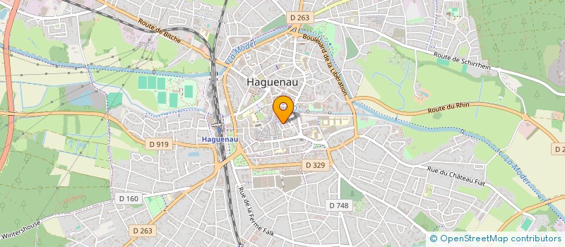 localisation de l'entreprise PARAMEDICAL DE L'ANGE à HAGUENAU