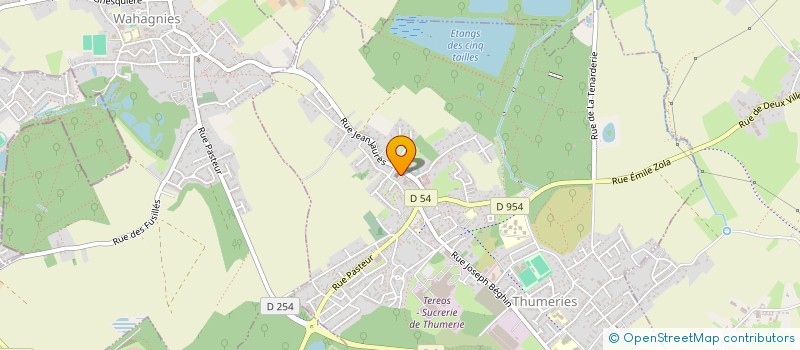 localisation de l'entreprise PARAMEDICALE DE THUMERIES  THUMERIES