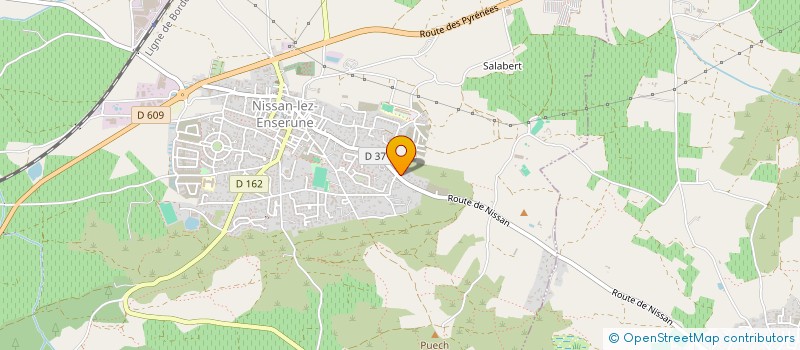 localisation de l'entreprise PARAMEDICO  NISSAN-LEZ-ENSERUNE