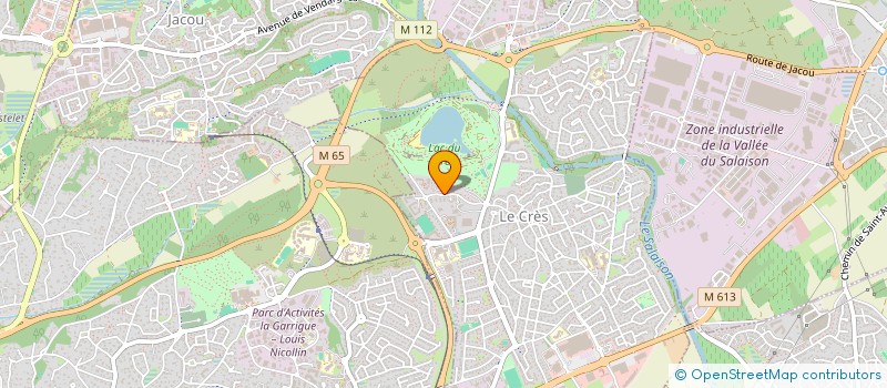 localisation de l'entreprise PARAMEDICRES  LE CRES