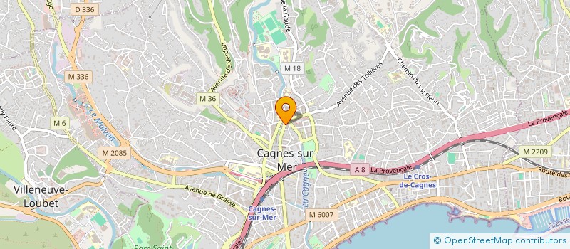 localisation de l'entreprise PARAMEDID à CAGNES-SUR-MER