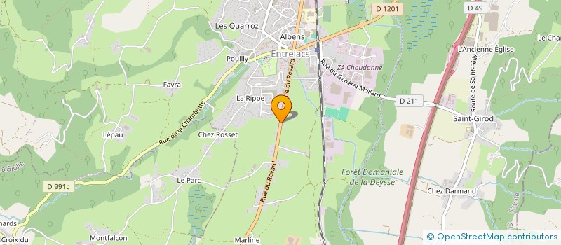 localisation de l'entreprise PARAMEDILACS  ENTRELACS