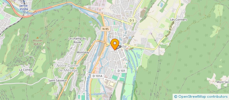 localisation de l'entreprise PARAMEDIX  VIZILLE