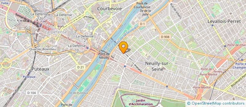 localisation de l'entreprise PARAMONE à NEUILLY-SUR-SEINE