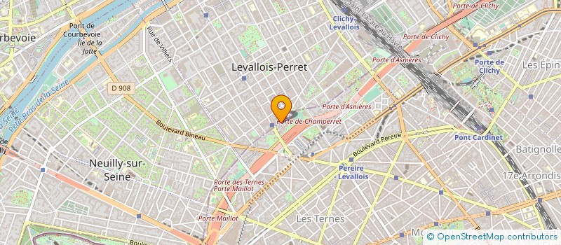 localisation de l'entreprise PARAMOUNT PICTURES FRANCE SARL à LEVALLOIS-PERRET