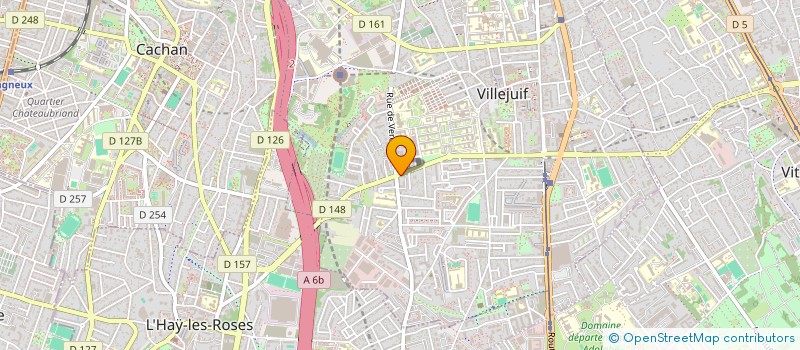 localisation de l'entreprise PARAMOUR PRODUCTION  VILLEJUIF