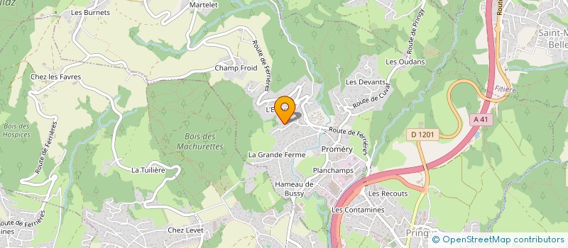 localisation de l'entreprise PARAMOURDUVIN à ANNECY