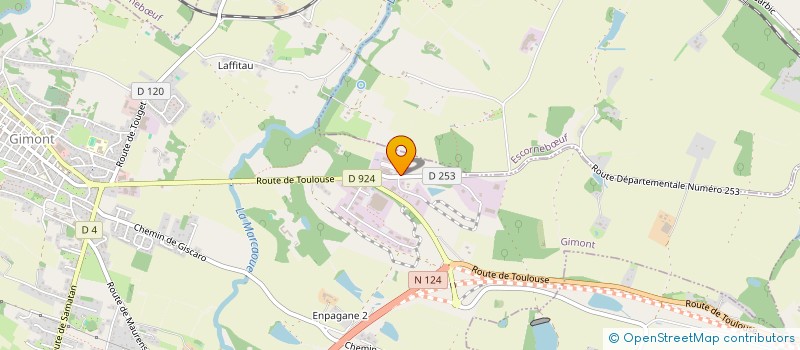 localisation de l'entreprise PARAMPARA  GIMONT