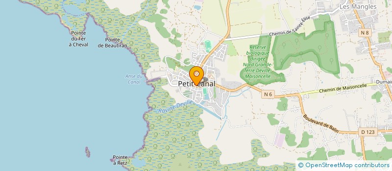 localisation de l'entreprise PARAN à PETIT-CANAL