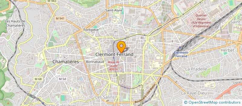 localisation de l'entreprise PARAN BOCQUET  CLERMONT-FERRAND