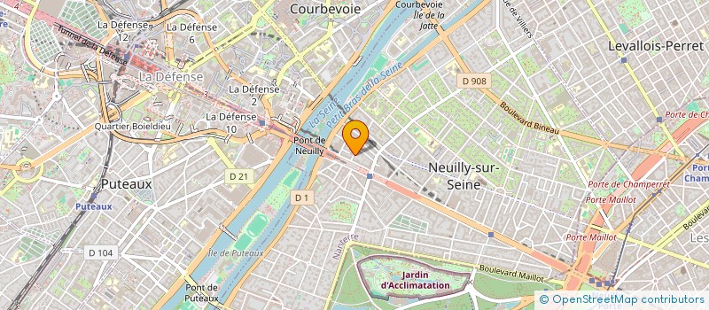 localisation de l'entreprise PARANA CONSEILS à NEUILLY-SUR-SEINE