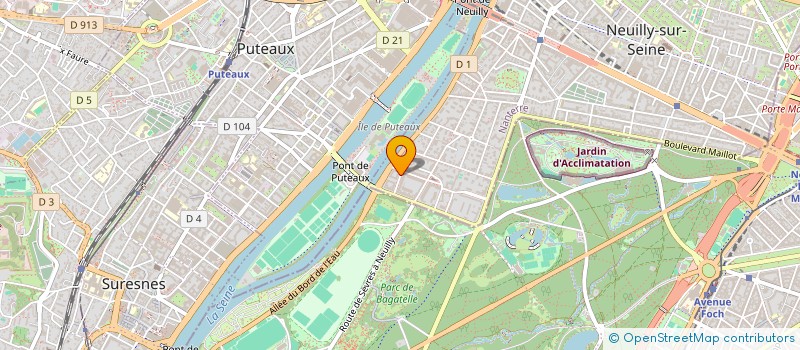 localisation de l'entreprise PARANGON CONSULTING à NEUILLY-SUR-SEINE