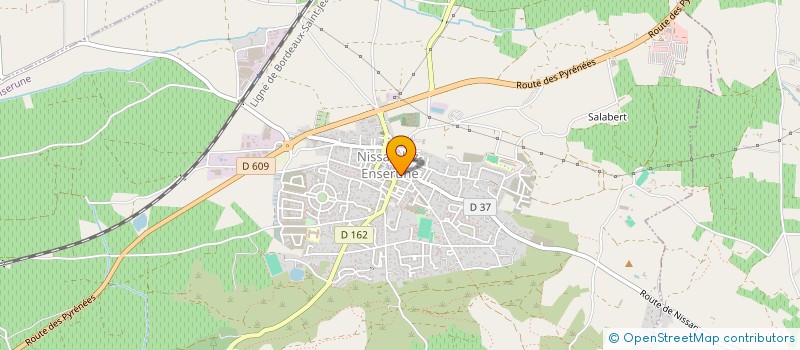 localisation de l'entreprise PARANICE  NISSAN-LEZ-ENSERUNE