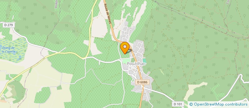 localisation de l'entreprise PARANS  POUZILHAC