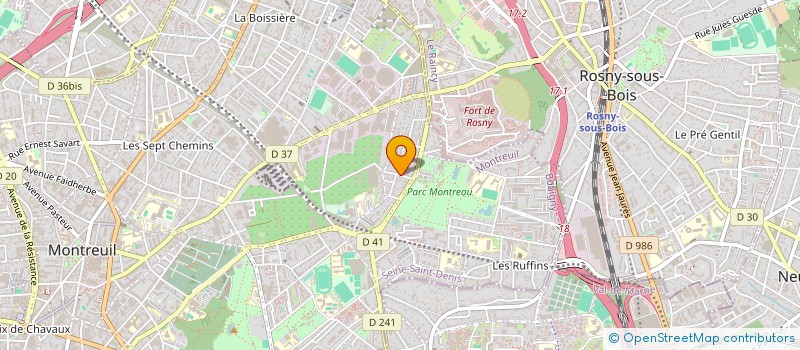 localisation de l'entreprise PARANUISIBLE à MONTREUIL