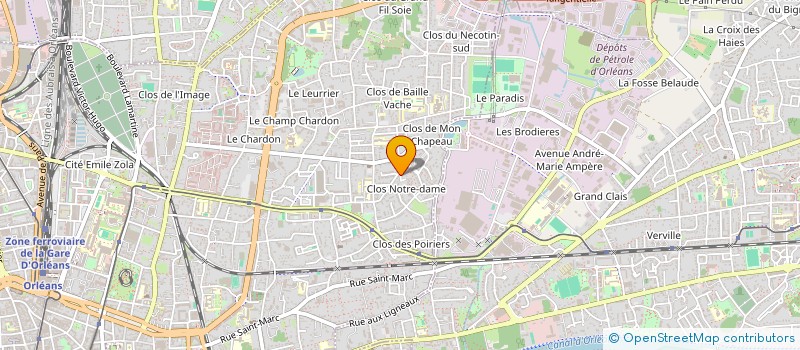 localisation de l'entreprise PARAPENTE CLUB ORLEANS à ORLEANS