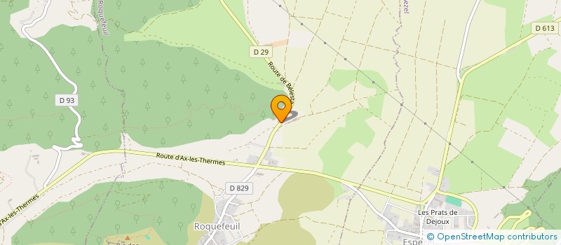 localisation de l'entreprise PARAPENTE PAYS DE SAULT  ROQUEFEUIL