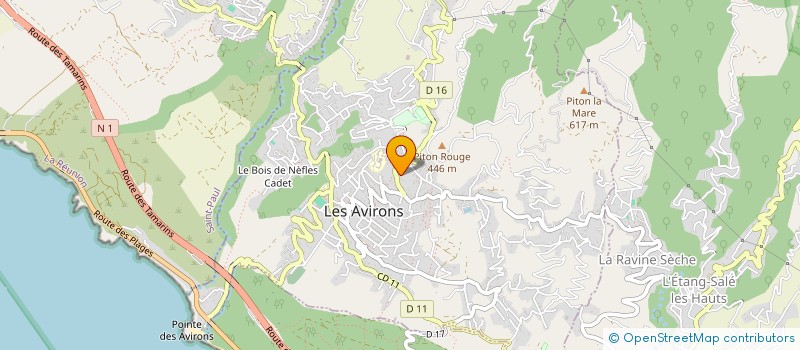 localisation de l'entreprise PARAPENTE-SHOP.RE  LES AVIRONS