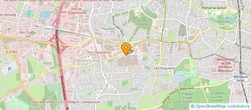 localisation de l'entreprise PARAPHARM SOLEIL  MERIGNAC