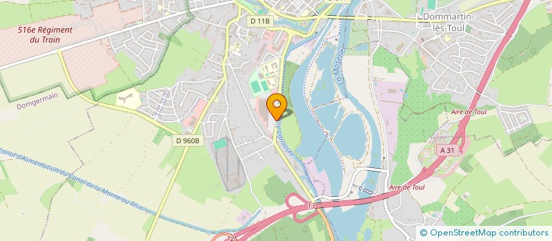 localisation de l'entreprise PARAPHARMACIE 1 2 3 BEAUTE  TOUL