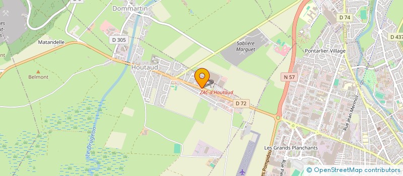 localisation de l'entreprise PARAPHARMACIE DES TOURBIERES  HOUTAUD