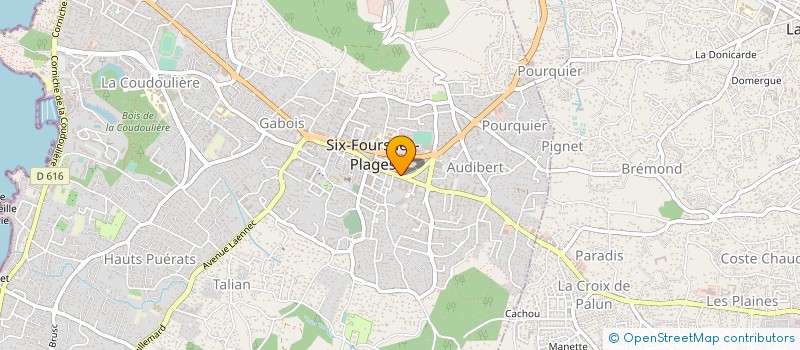 localisation de l'entreprise PARAPHARMACIE ESTHEDIET à SIX-FOURS-LES-PLAGES