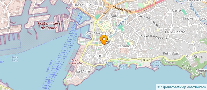 localisation de l'entreprise PARAPHARMACIE LAMALGUE à TOULON