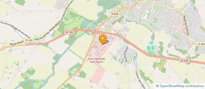 localisation de l'entreprise PARAPHARMACIE LES PAMPAS  L'ISLE-JOURDAIN