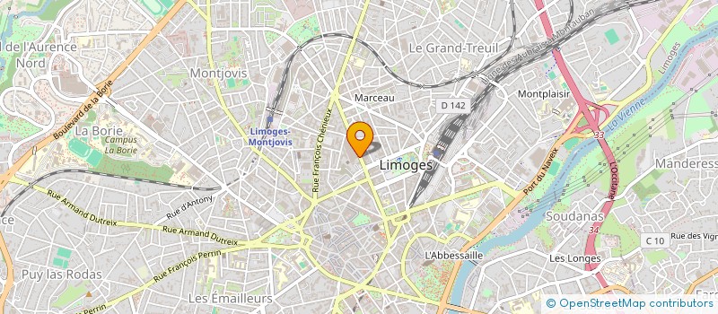 localisation de l'entreprise PARAPHARMACIE SAINT MARTIAL à LIMOGES