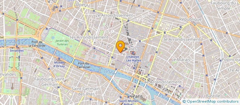 localisation de l'entreprise PARAPHE CONTACT à PARIS