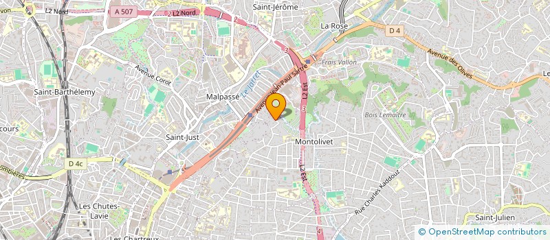 localisation de l'entreprise PARAPHE LT  MARSEILLE