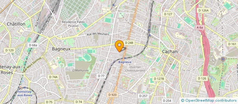 localisation de l'entreprise PARAPHE SARL à BAGNEUX