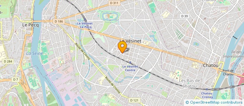 localisation de l'entreprise PARAPHES NOTAIRES  LE VESINET