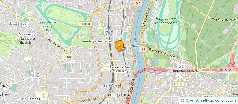 localisation de l'entreprise PARAPHIE à SAINT-CLOUD