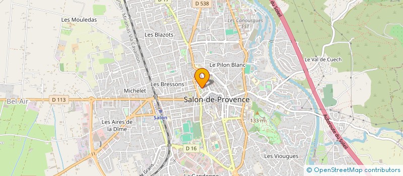 localisation de l'entreprise PARAPROGRES à SALON-DE-PROVENCE