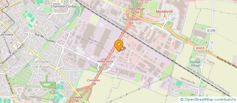 localisation de l'entreprise PARASITECH  MONDEVILLE