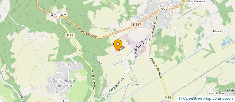 localisation de l'entreprise PARASOL  SAINT-HILAIRE-DE-BRENS