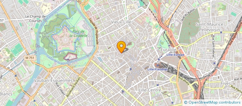 localisation de l'entreprise PARASOL BLANC à LILLE
