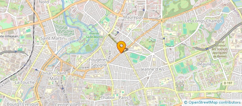 localisation de l'entreprise PARASOLES  RENNES