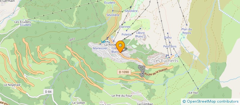 localisation de l'entreprise PARASTORE LA ROSIERE  MONTVALEZAN