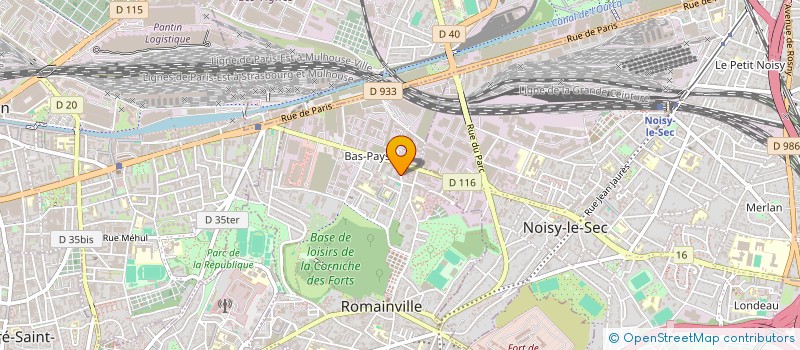 localisation de l'entreprise PARAT à ROMAINVILLE
