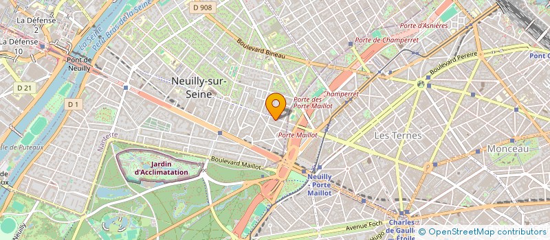 localisation de l'entreprise PARATI INTERIEUR à NEUILLY-SUR-SEINE