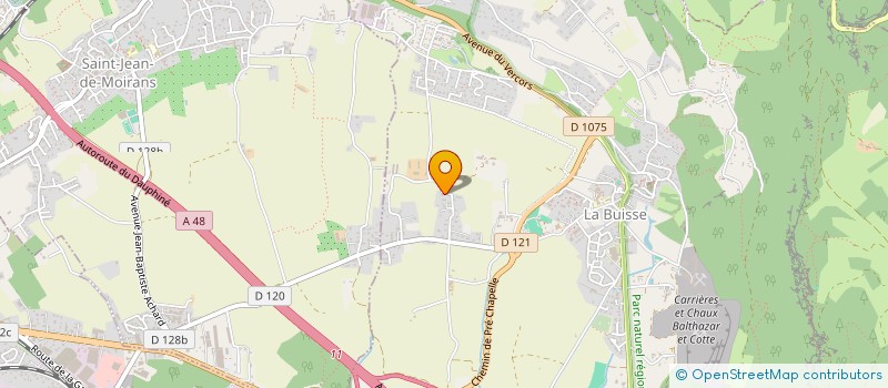 localisation de l'entreprise PARATORE GROUP  LA BUISSE