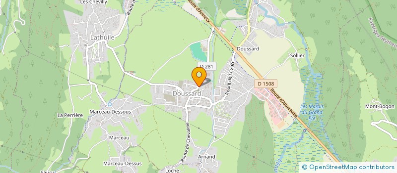 localisation de l'entreprise PARATROC  DOUSSARD