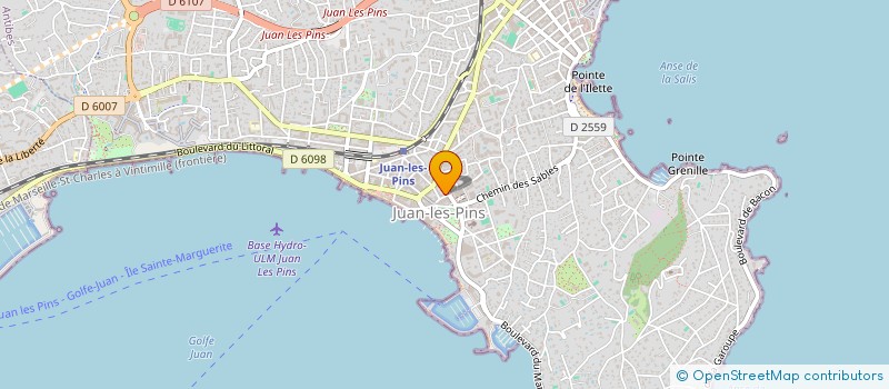 localisation de l'entreprise PARATSTA à ANTIBES