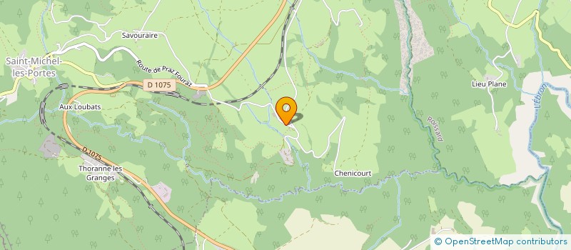 localisation de l'entreprise PARATY  SAINT-MICHEL-LES-PORTES