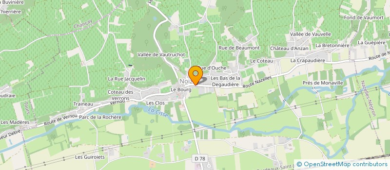 localisation de l'entreprise PARATY AMBOISE  NOIZAY