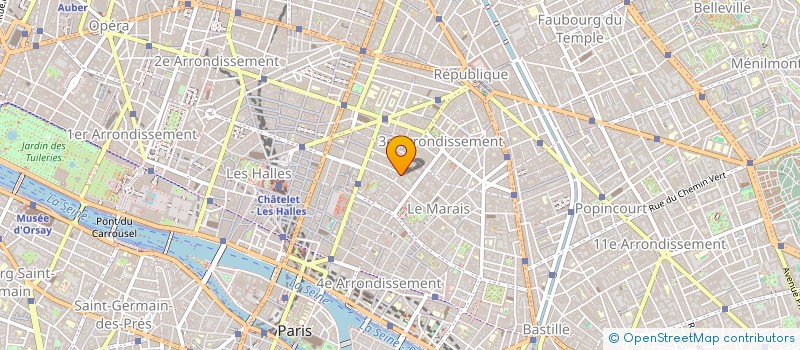 localisation de l'entreprise PARAVANCE MODE DIFFUSION  PARIS