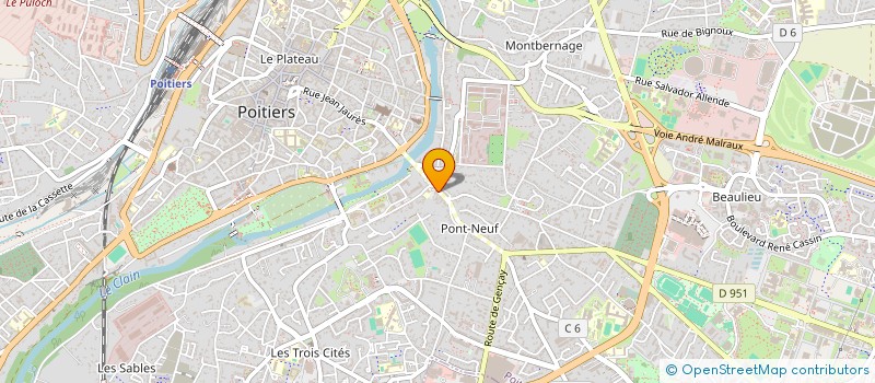 localisation de l'entreprise PARAVENT  POITIERS
